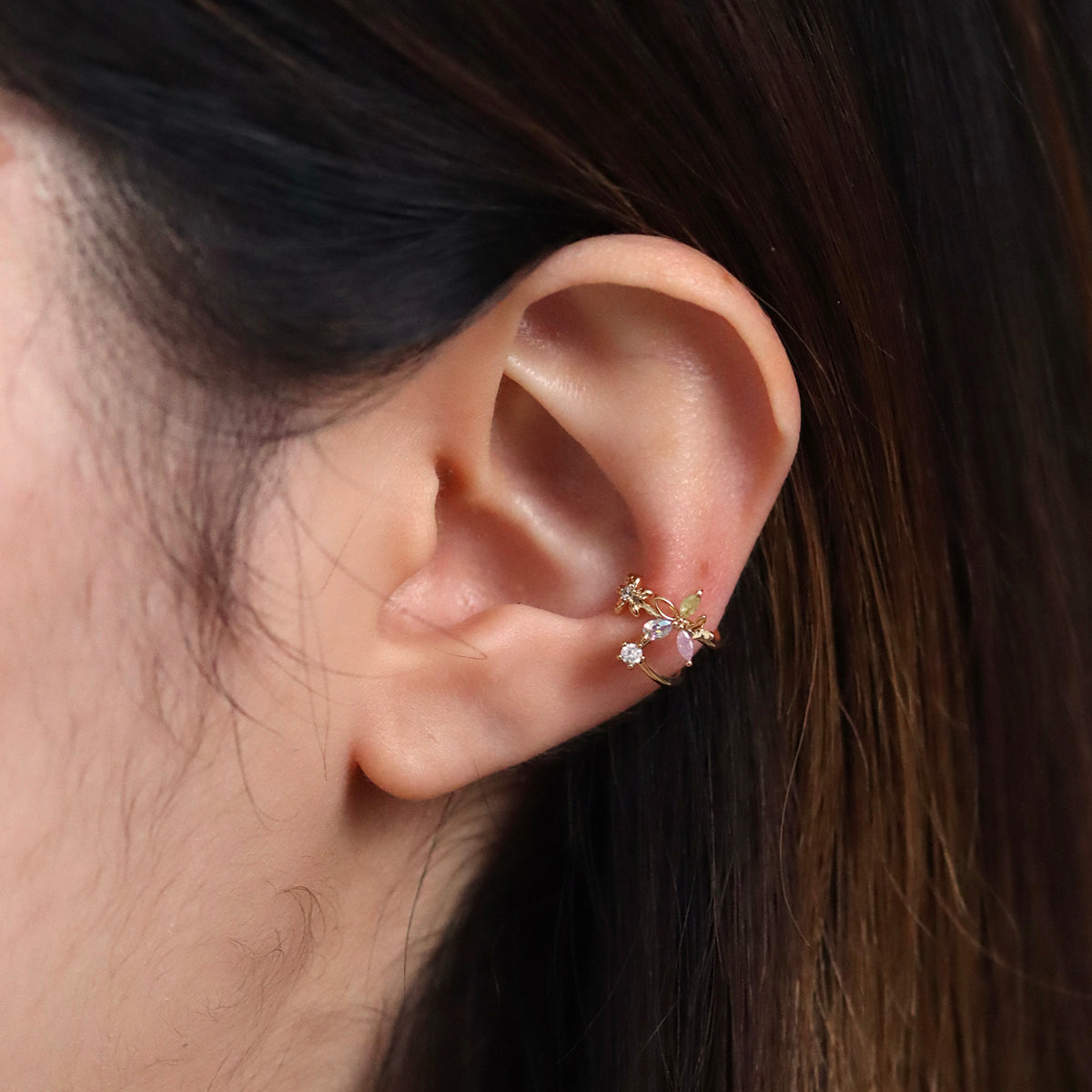 Multi Colour Flower cuff