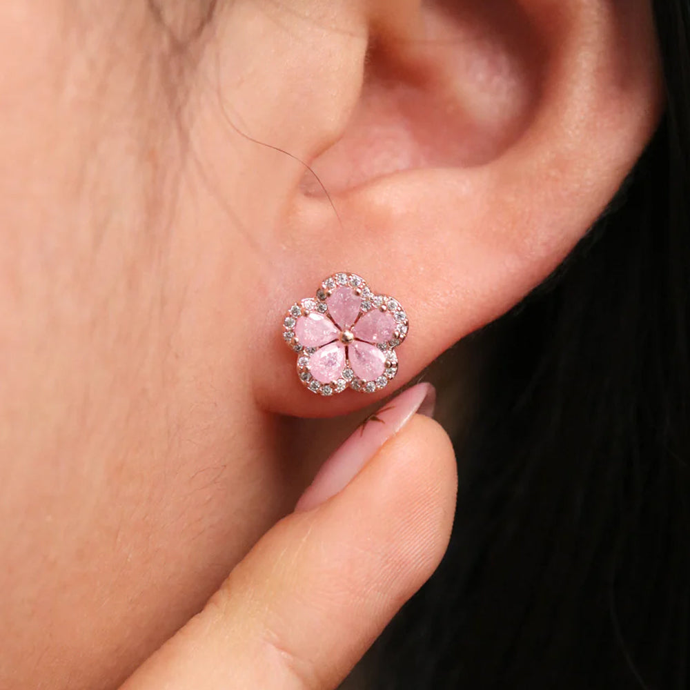 Flower earrings