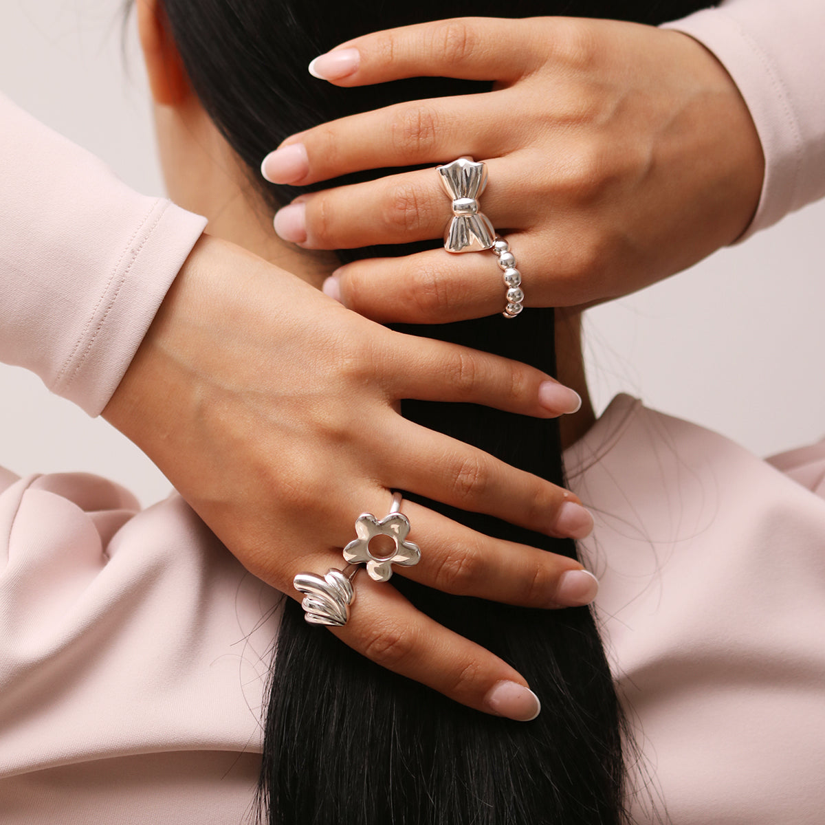 Big Bow Ring featuring a bold and elegant design with a large bow, crafted with precision to elevate any outfit and make a statement.