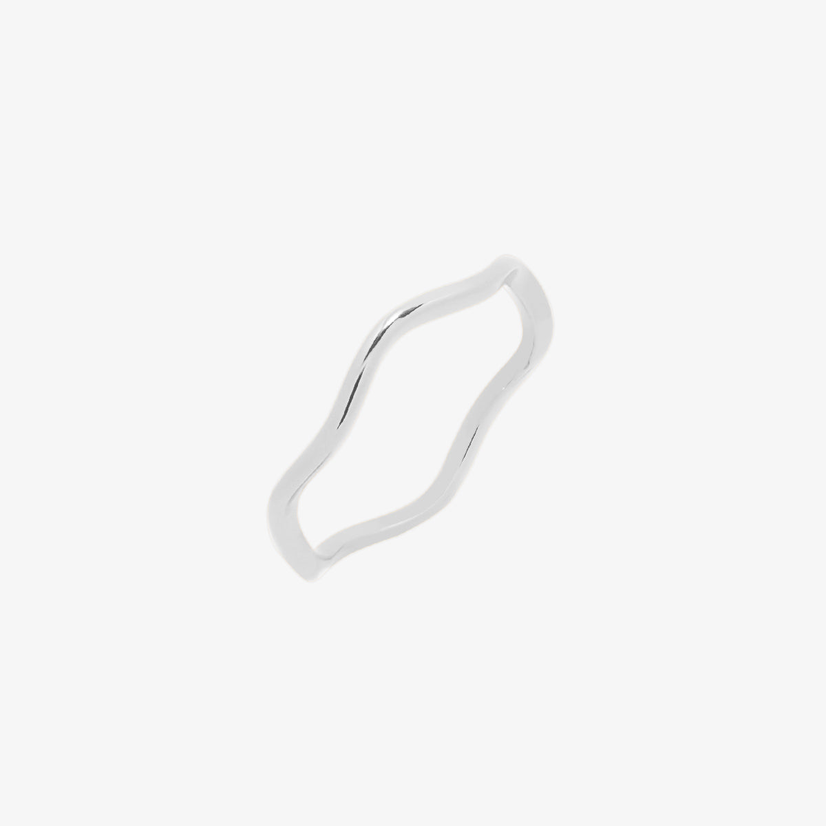 Plane Wavy Ring featuring a modern wave design, expertly crafted for durability and style—perfect for adding a sleek, contemporary touch to any outfit.