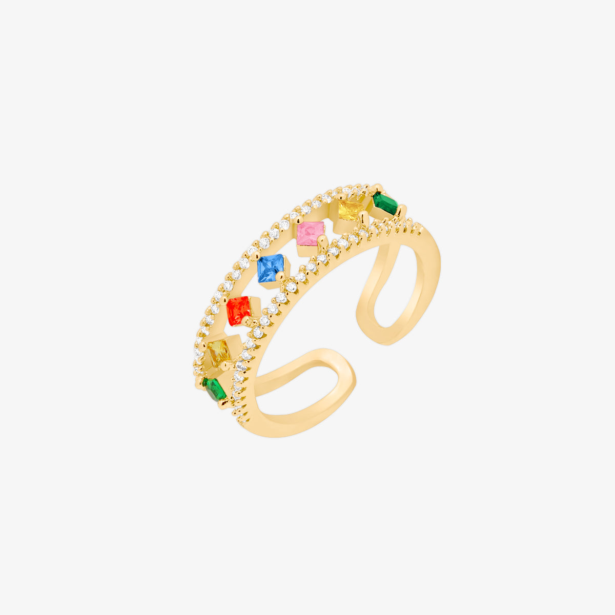 Rainbow Sparkle Ring