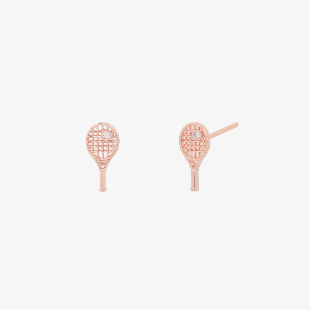 Tennis Racket Earrings crafted with intricate detail, blending sporty charm and refined elegance—perfect for tennis lovers and stylish everyday wear.