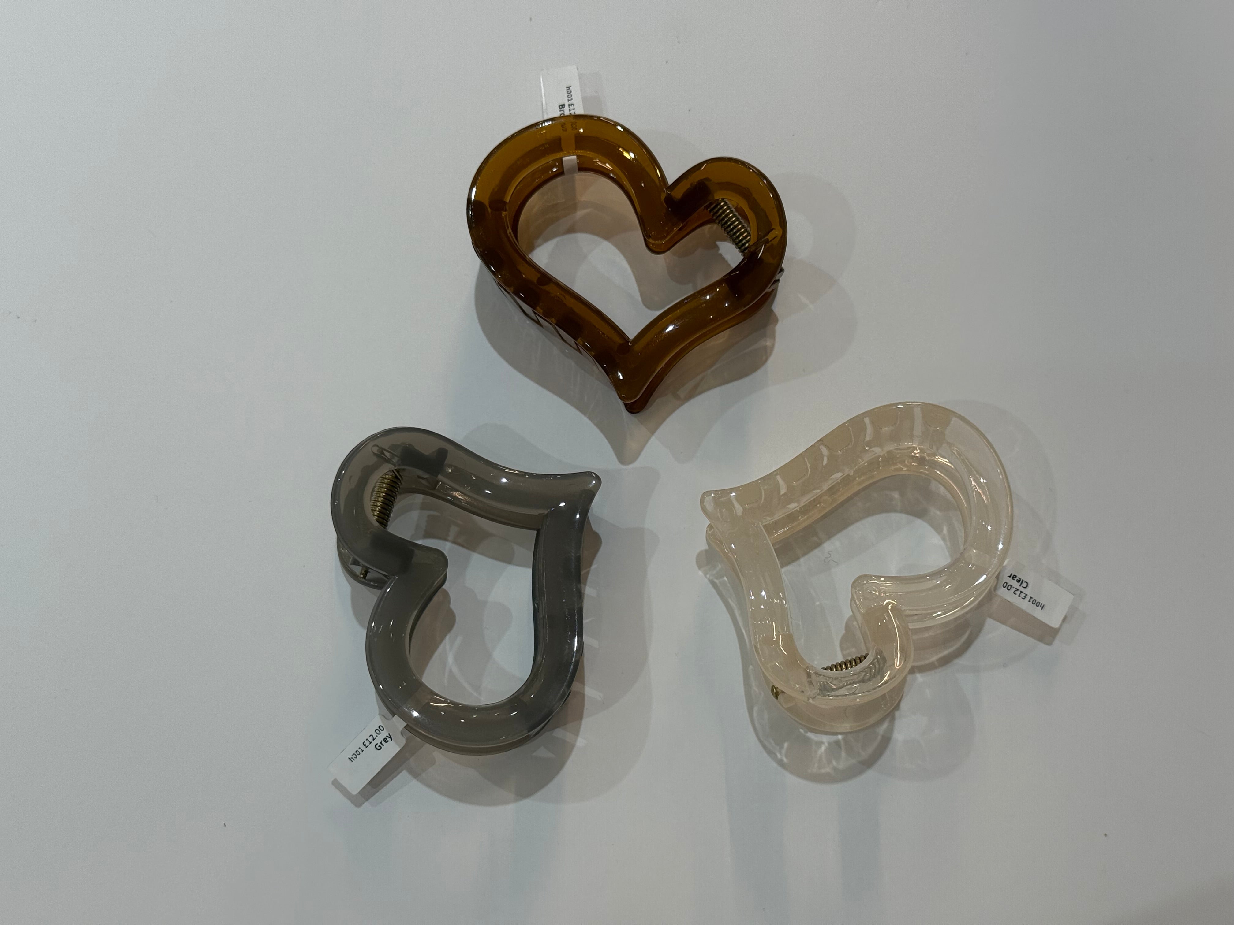 Heart hair clip h060