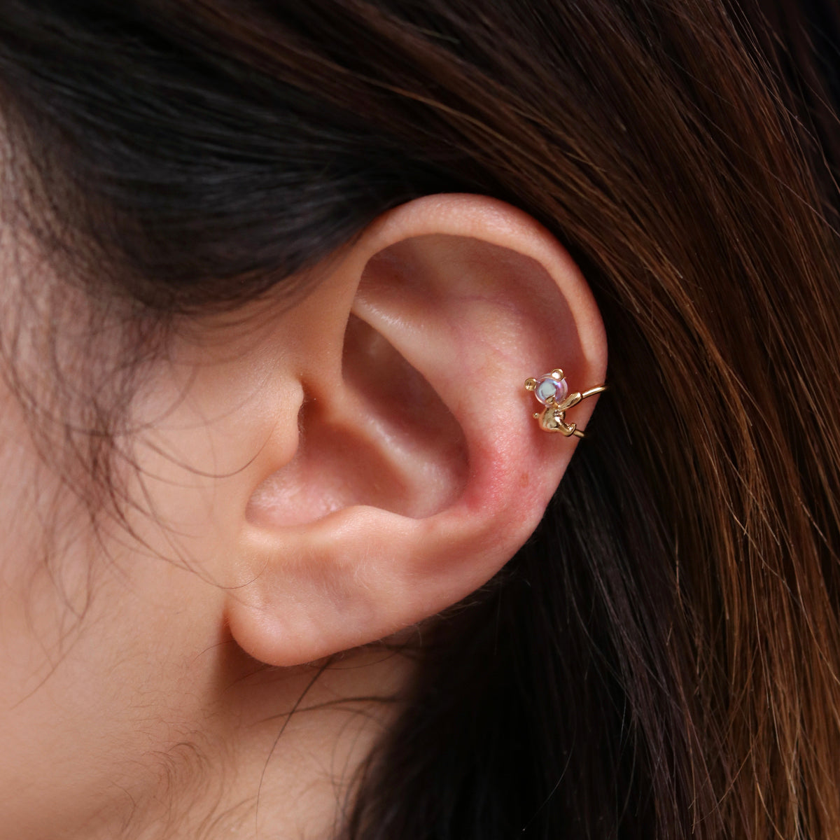 Teddy Bear Ear Cuff