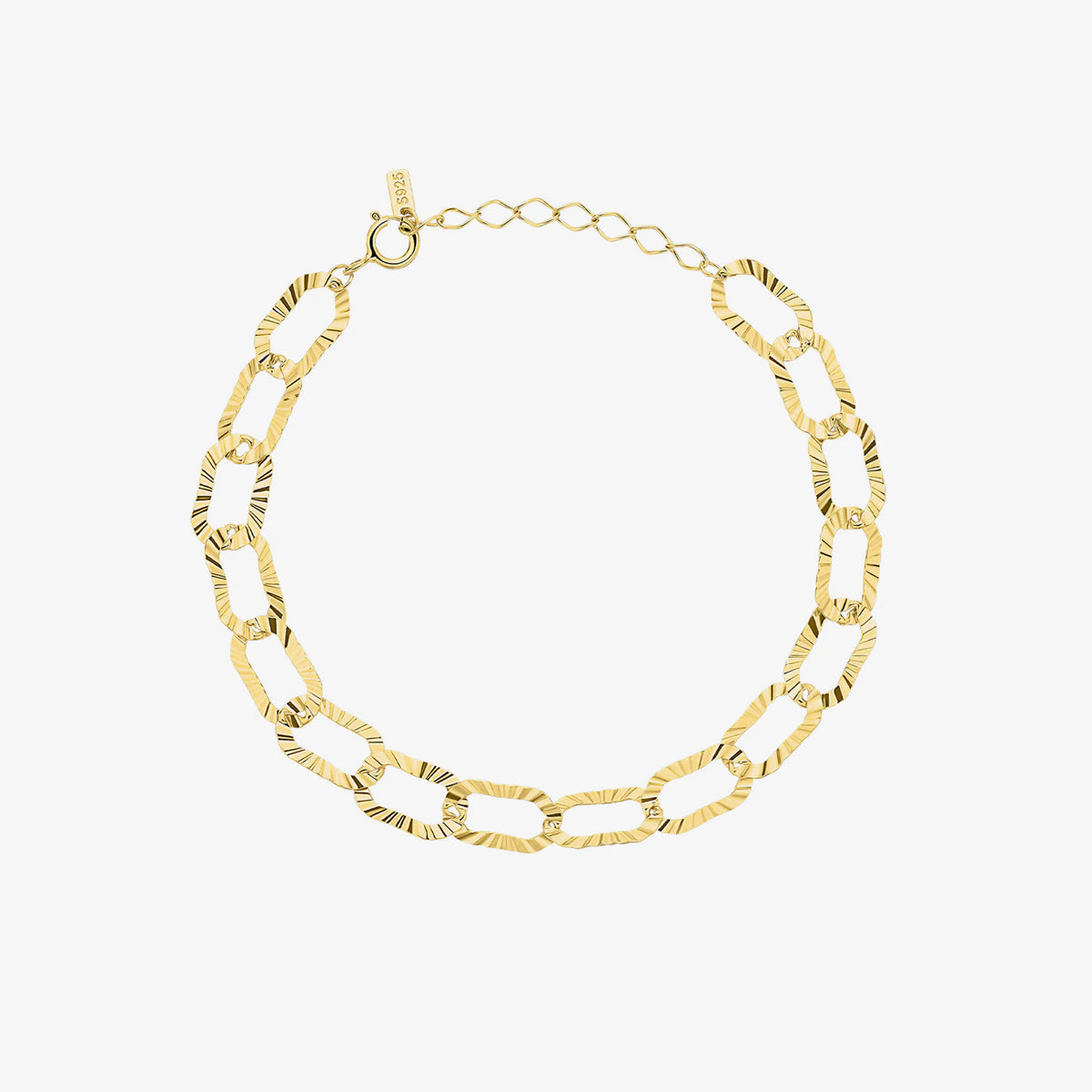 Oval chain bracelet