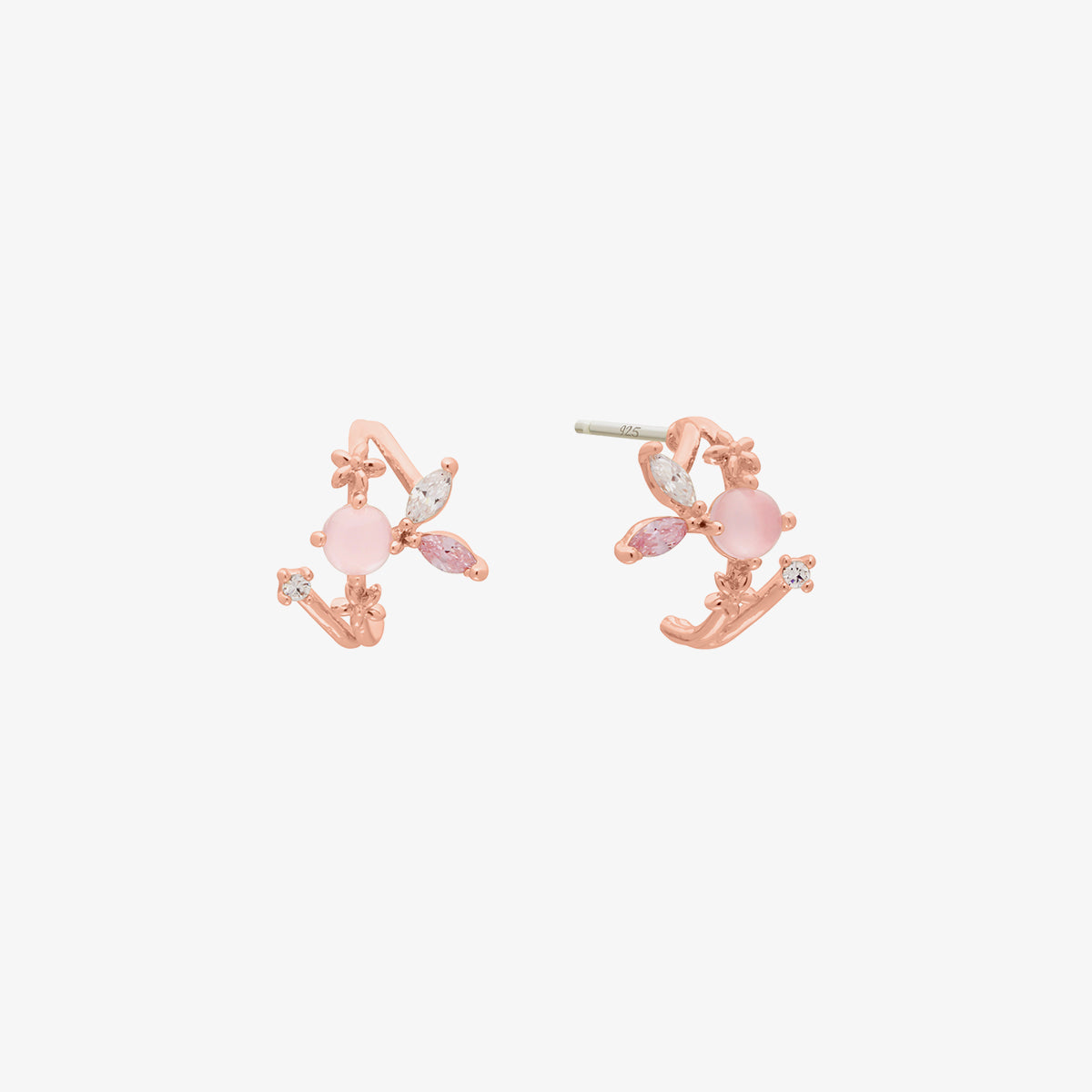 Pink fairy earrings