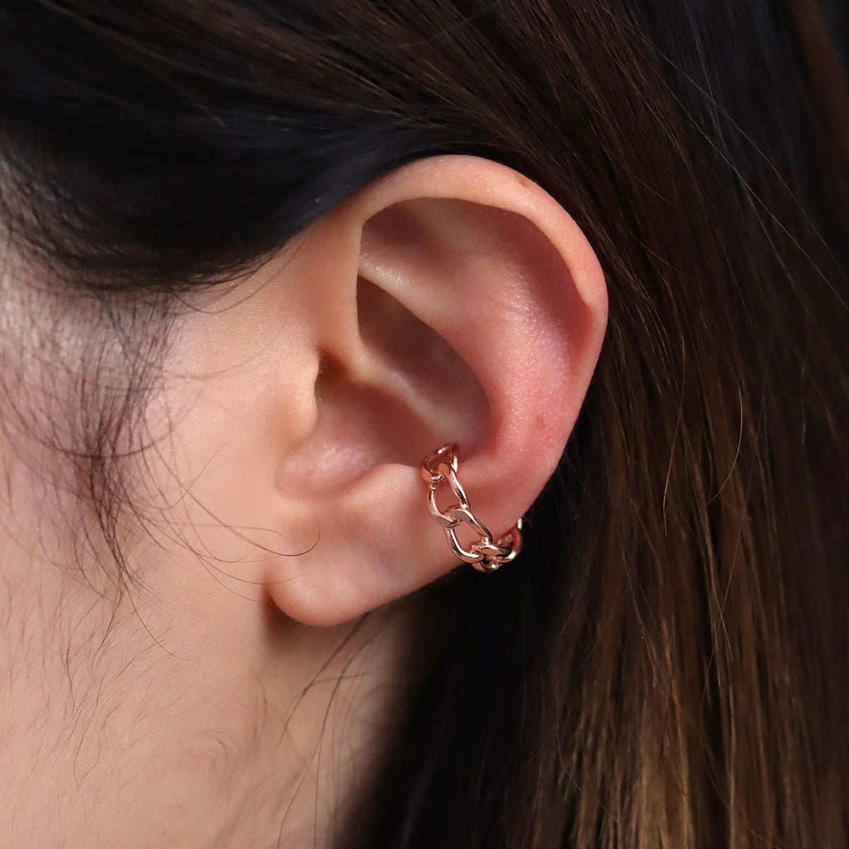 Curb Chain Ear Cuff