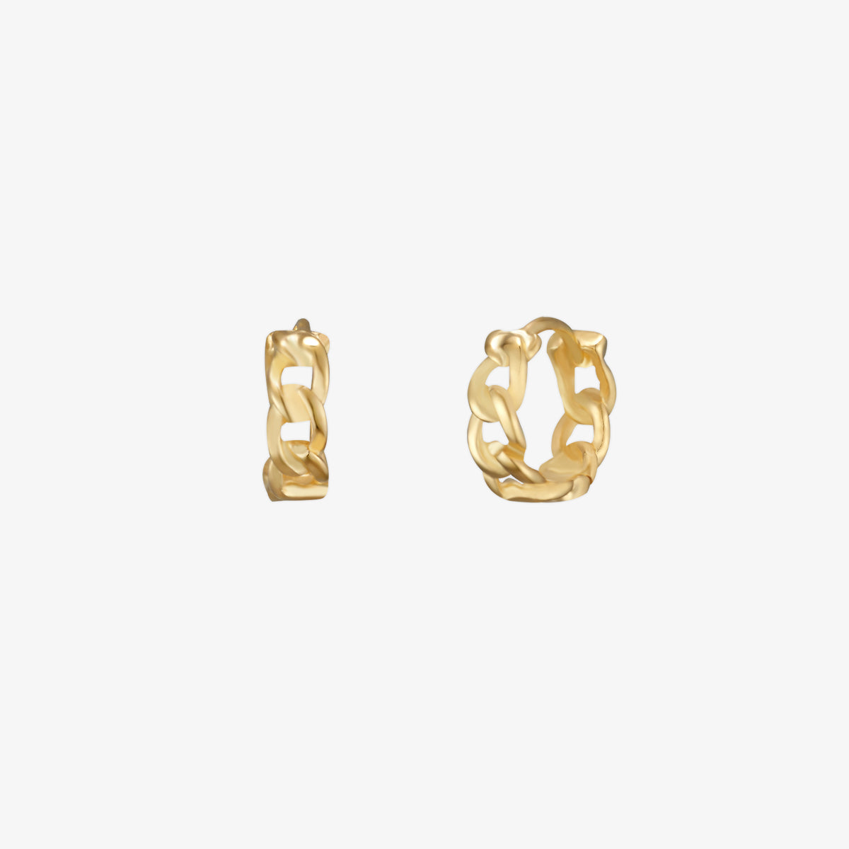 8mm Rope Huggie Earrings (Pair)