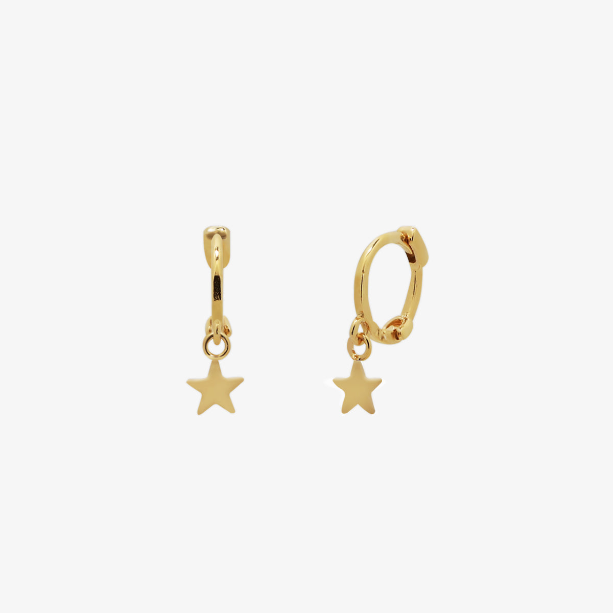 Star Charm Huggie Earring