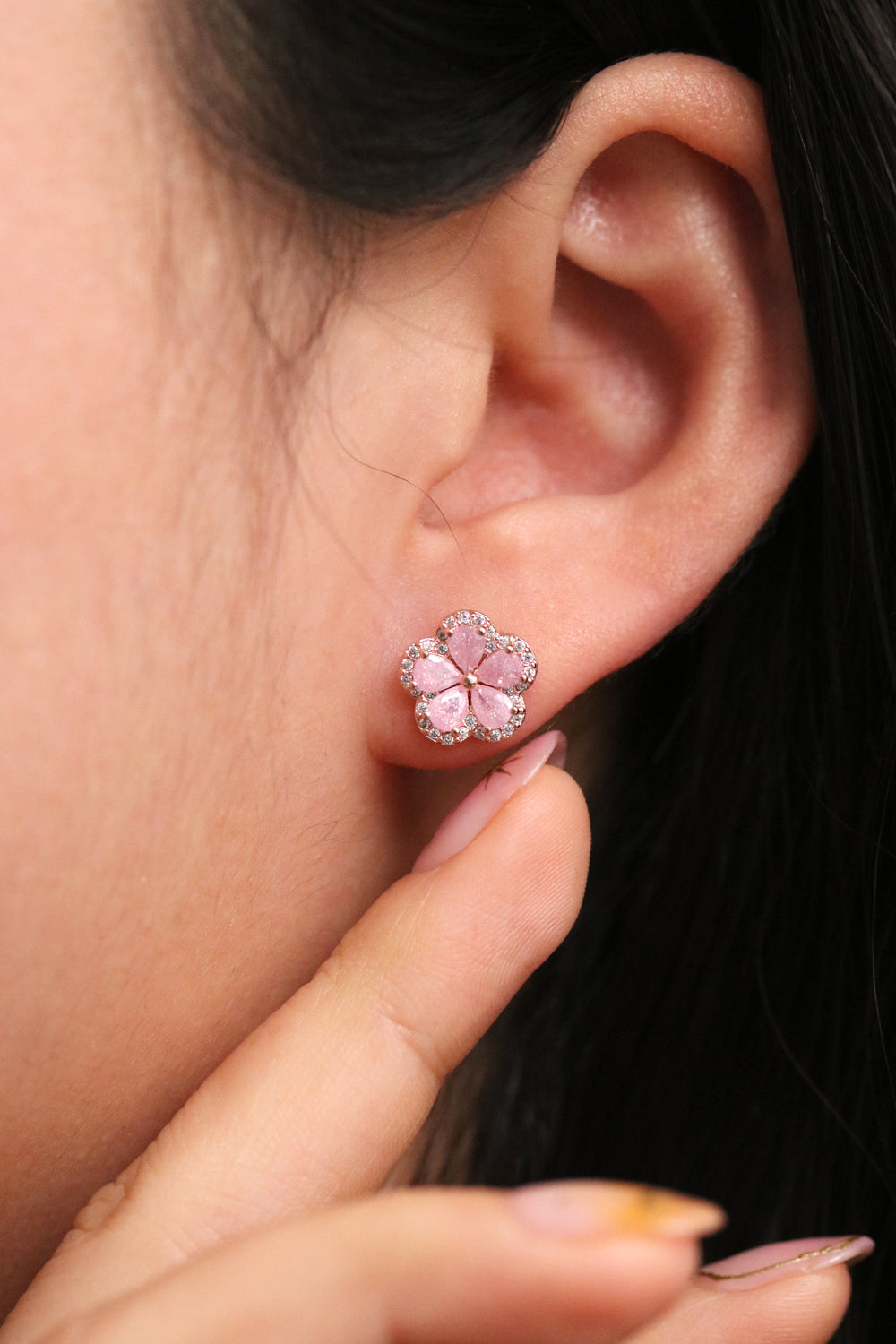 Flower earrings