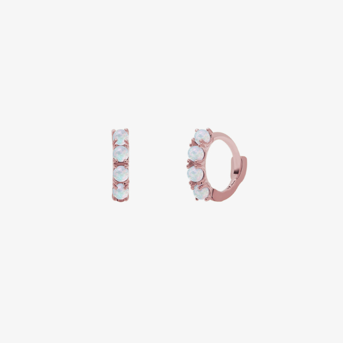 Opal Multi Huggie Earring