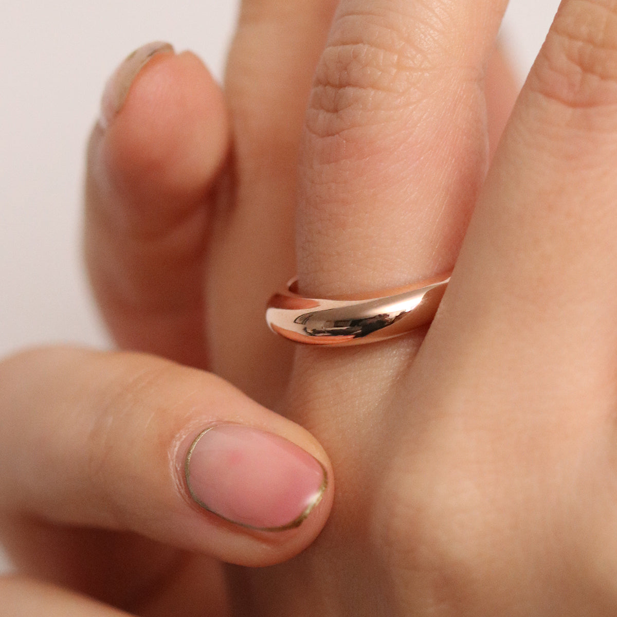 Silver Simple Chunky Ring