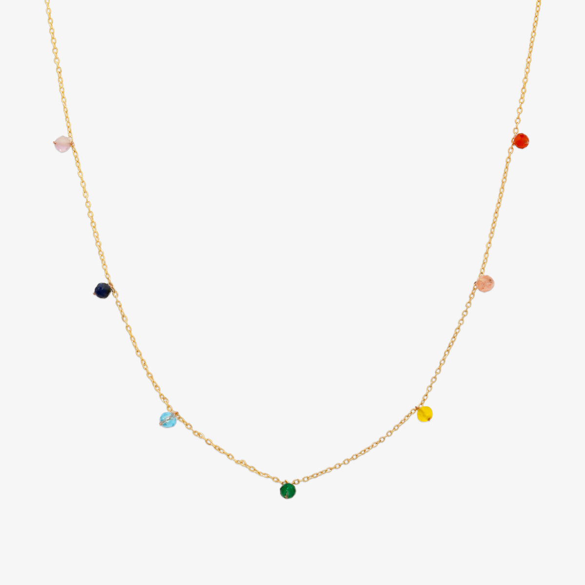 Berry gemstone necklace