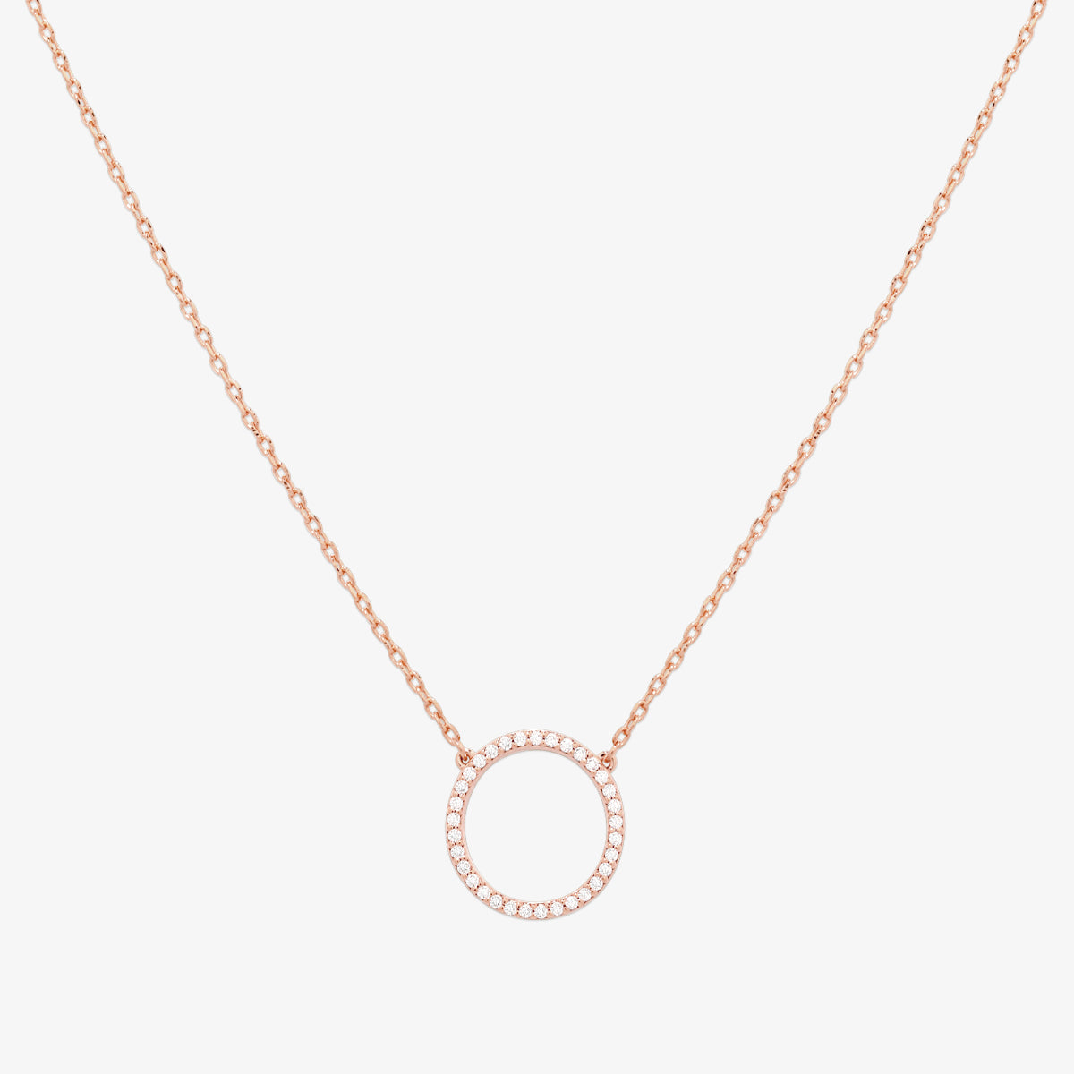 Cubic circle necklace