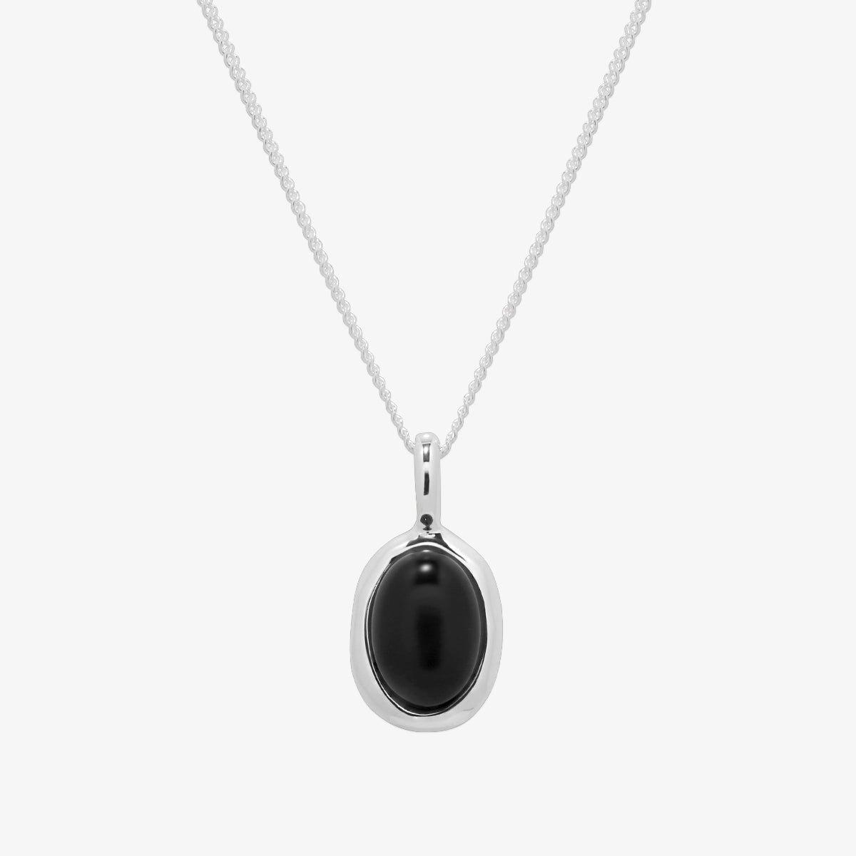 Black onyx reversible necklace