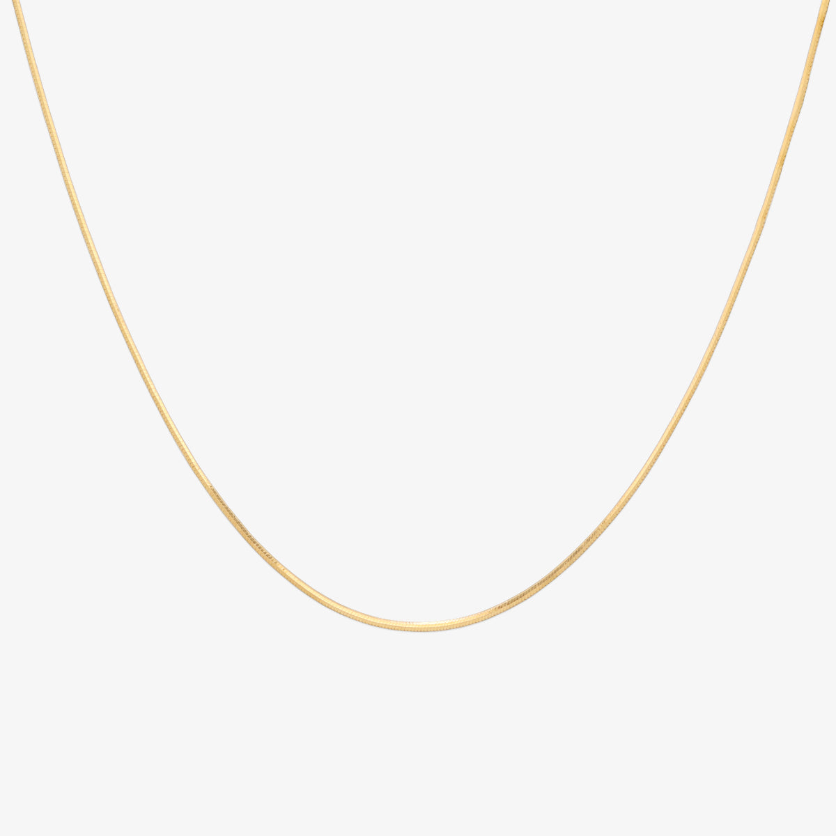 Plain snake necklace