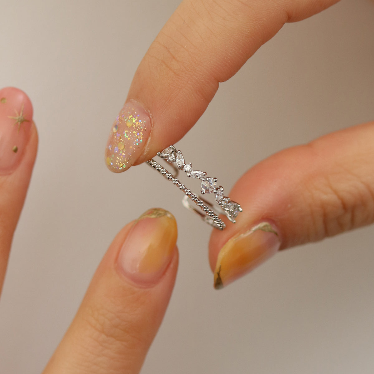 Cubic layered ring