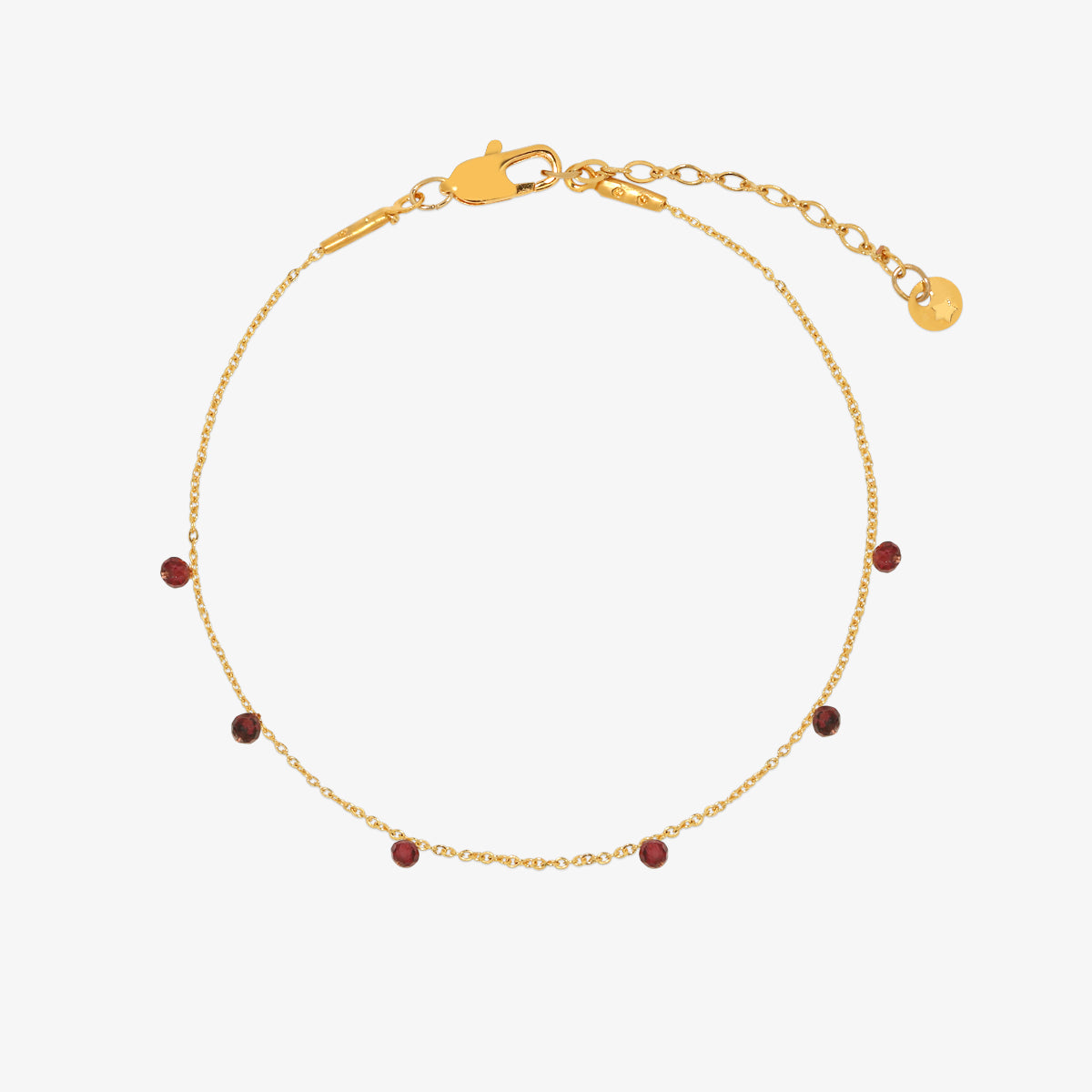 Six berry gemstone bracelet