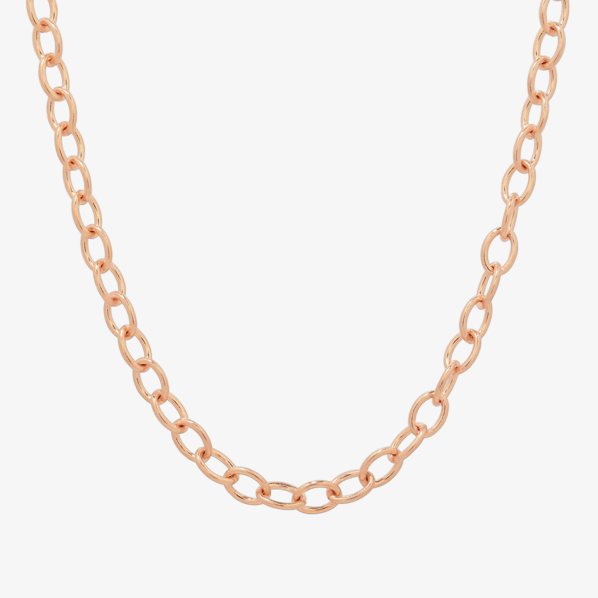 Medium oval chain necklace