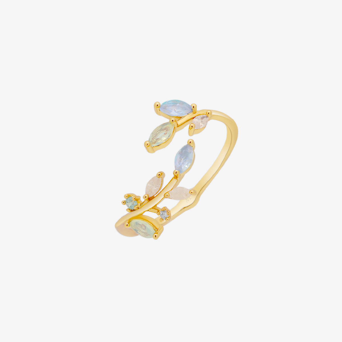 Moonstone vine ring