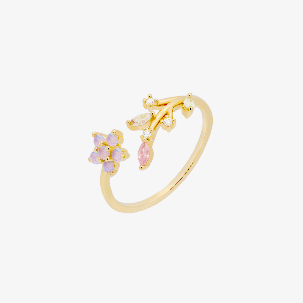 Laurel flower ring