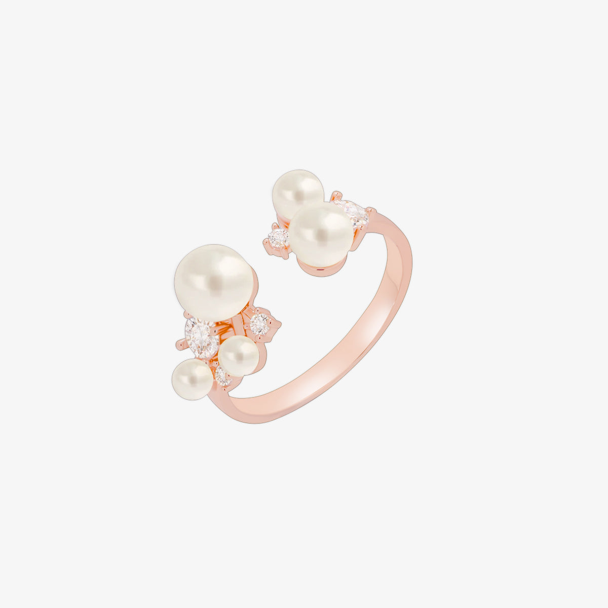 Pearl cubic ring