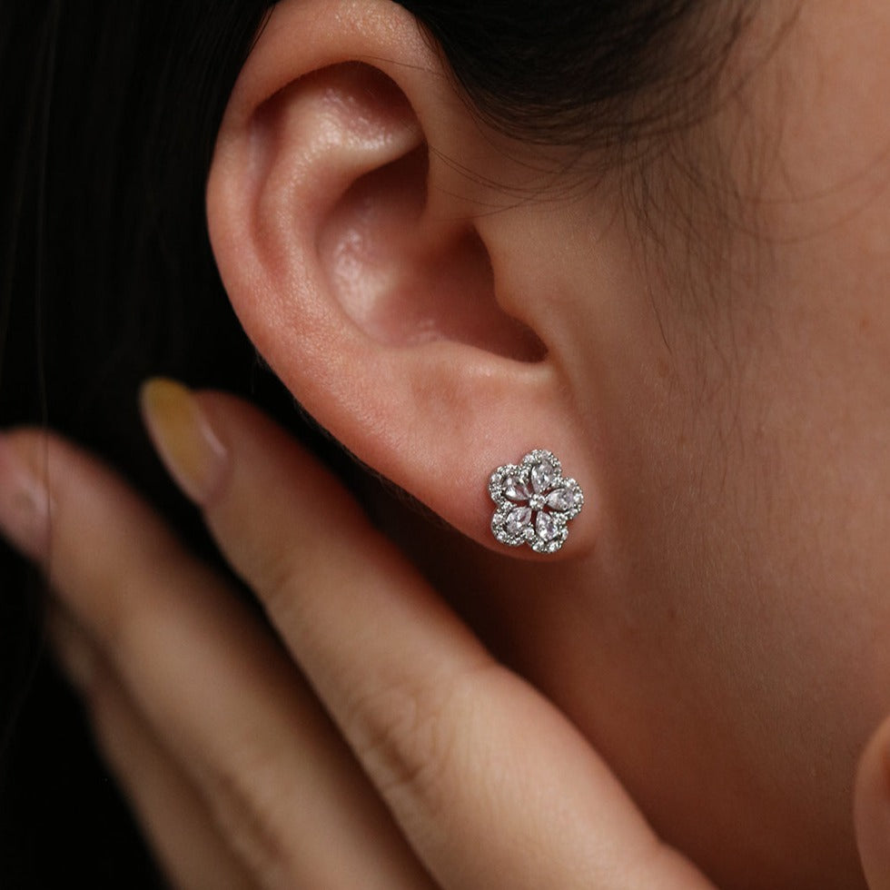 Blossom flower earrings