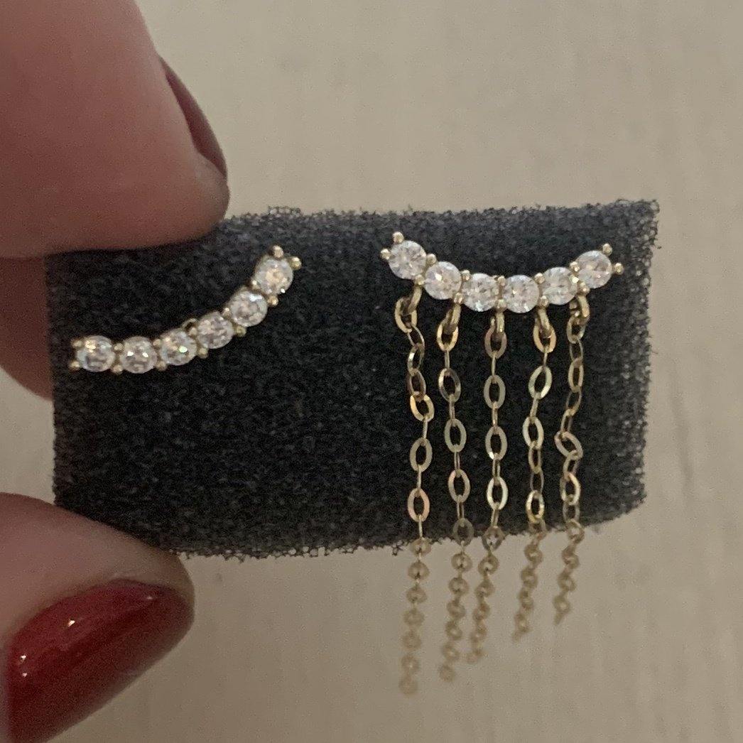 chandelier earrings - NABILONDON